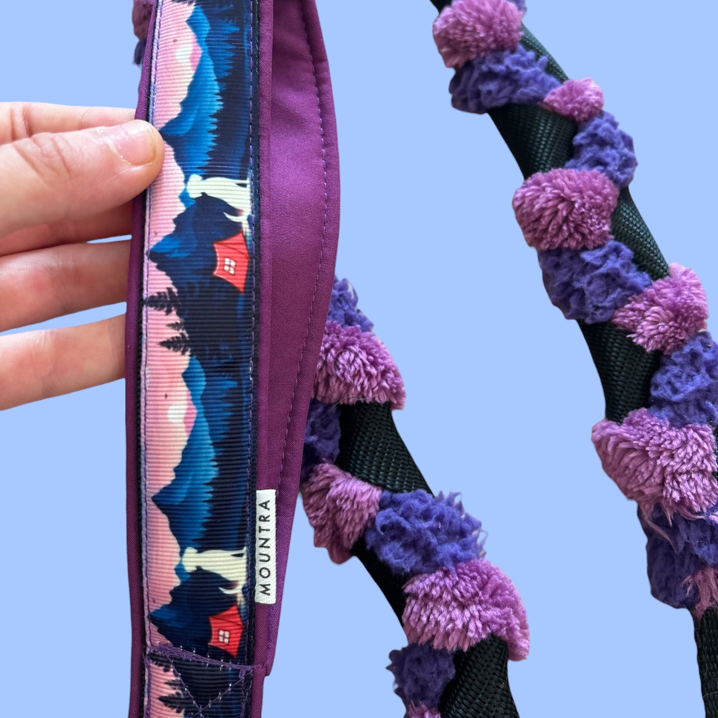 Furry Fleec Leash Meadly