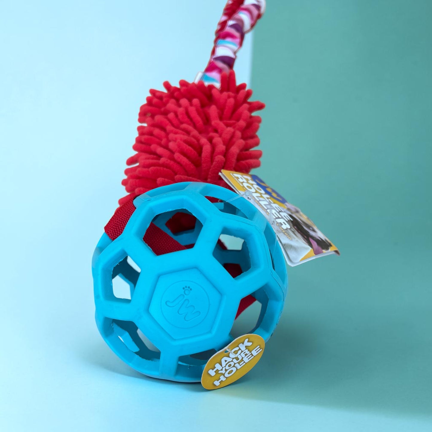 Tug toy with mop and ball + bungee