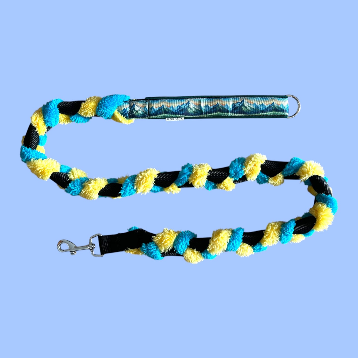 Furry Fleec Leash Aurora