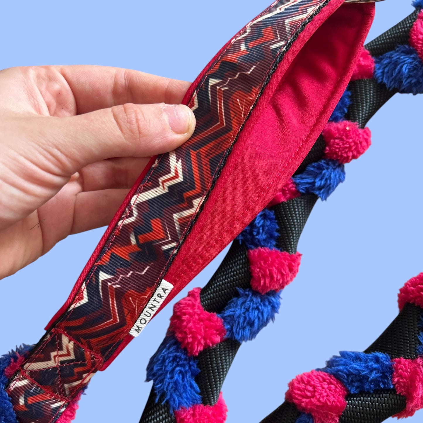 Furry Fleec Leash Ember