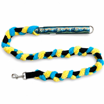 Furry Fleec Leash Aurora